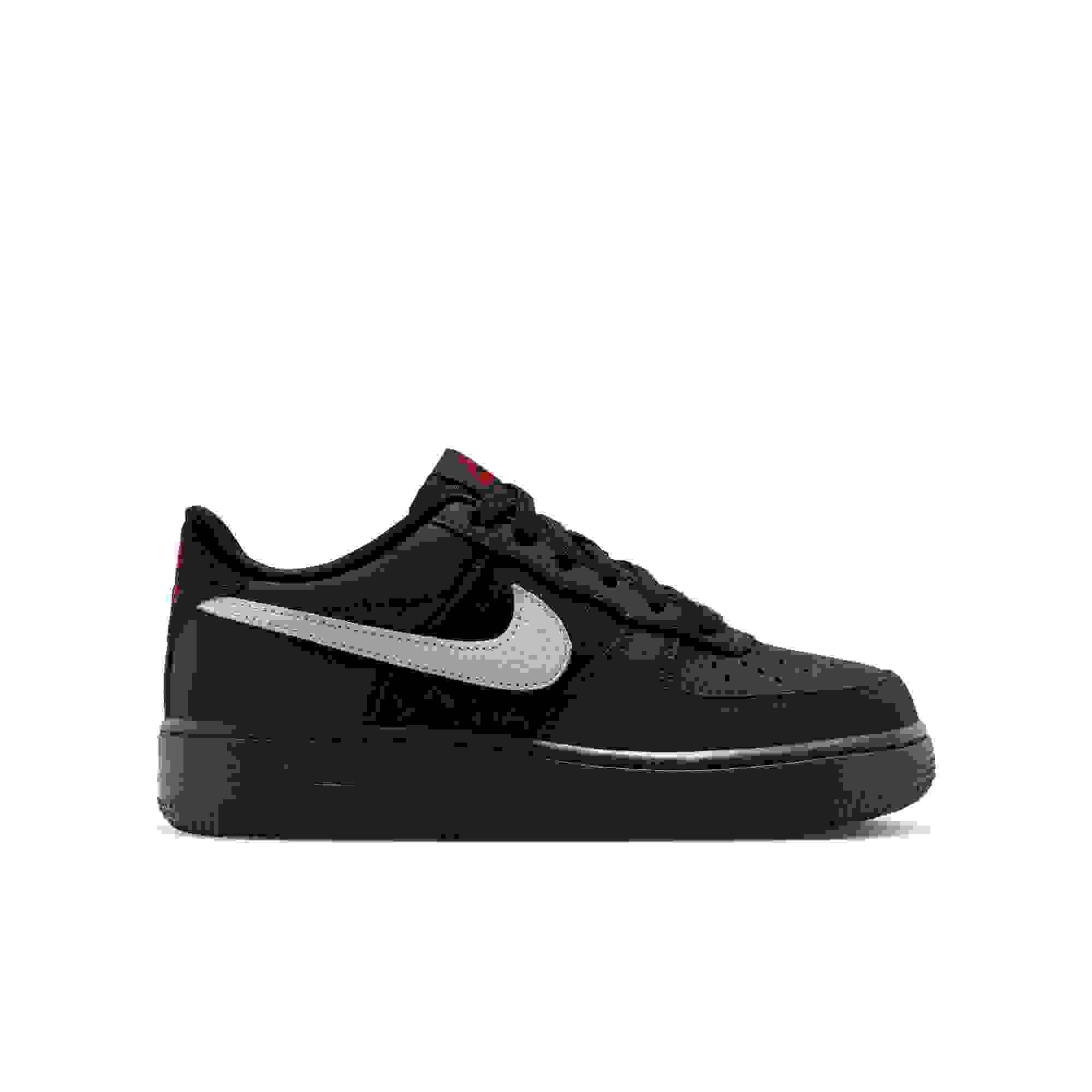 Nike Air Force 1 Grade School Kids' "Dark Obsidian" Shoe